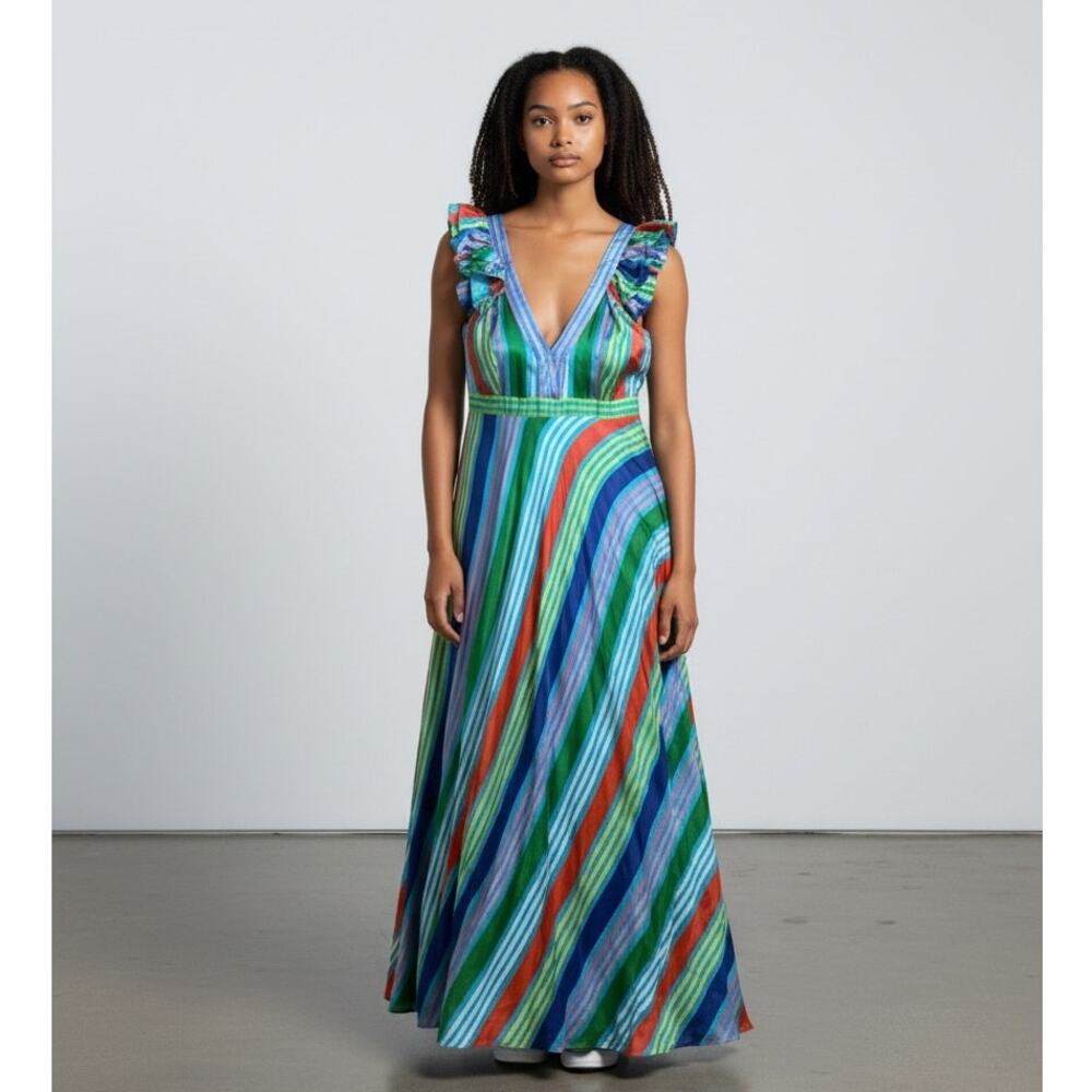 Anupamaa Dayal-Anthropologie Silk Summer School Maxi Dress-Sz. 2-Highly Coveted!